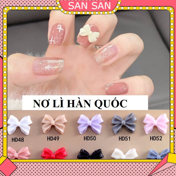 Nơ Lì Hàn Quốc Đính Móng