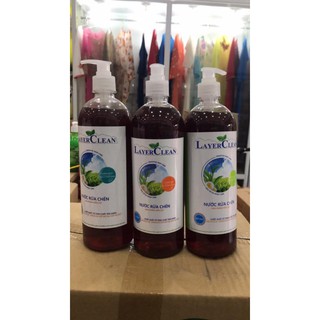 Nước rửa bát hữu cơ Layer Clean an toàn 800ml
