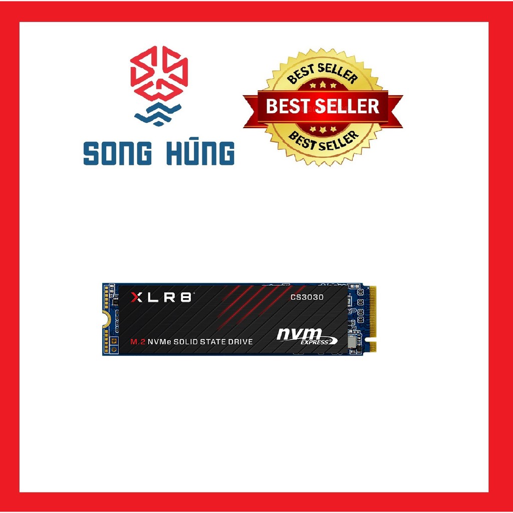 Ổ cứng SSD PNY XLR8 Gaming CS3030 1TB NVMe M.2 2280 PCIe Gen 3.0 x4