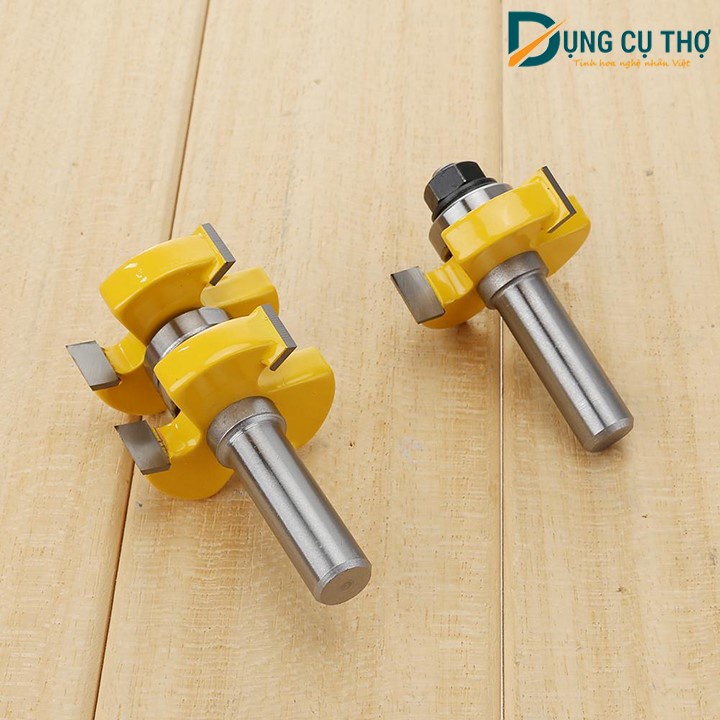Bộ 2 mũi ghép ván thẳng 2 bi Muwang , ghép ván ,ghép gỗ 1.5 cm - 3.8 cm