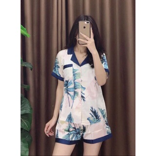 Combo bộ lụa áo cộc quần cộc