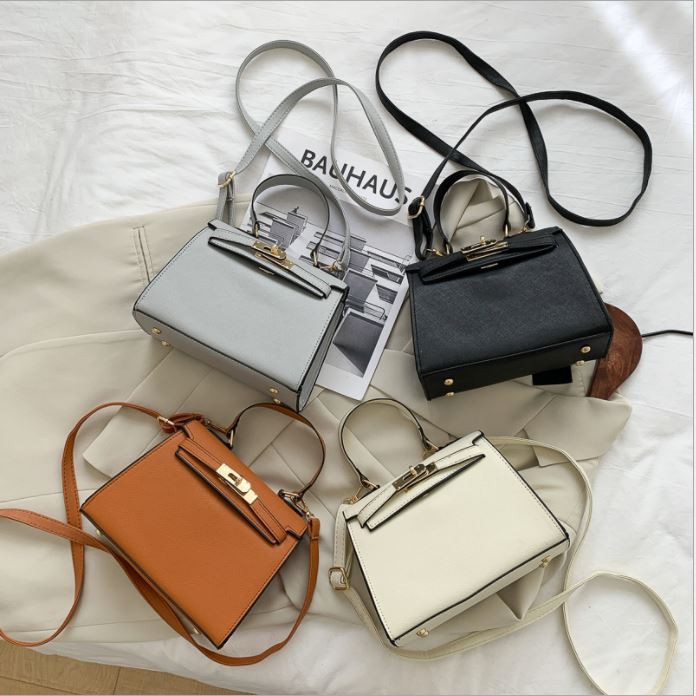 Túi xách nữ HM kelly  vân da xước thời trang size 19 túi đeo chéo TX30 | BigBuy360 - bigbuy360.vn