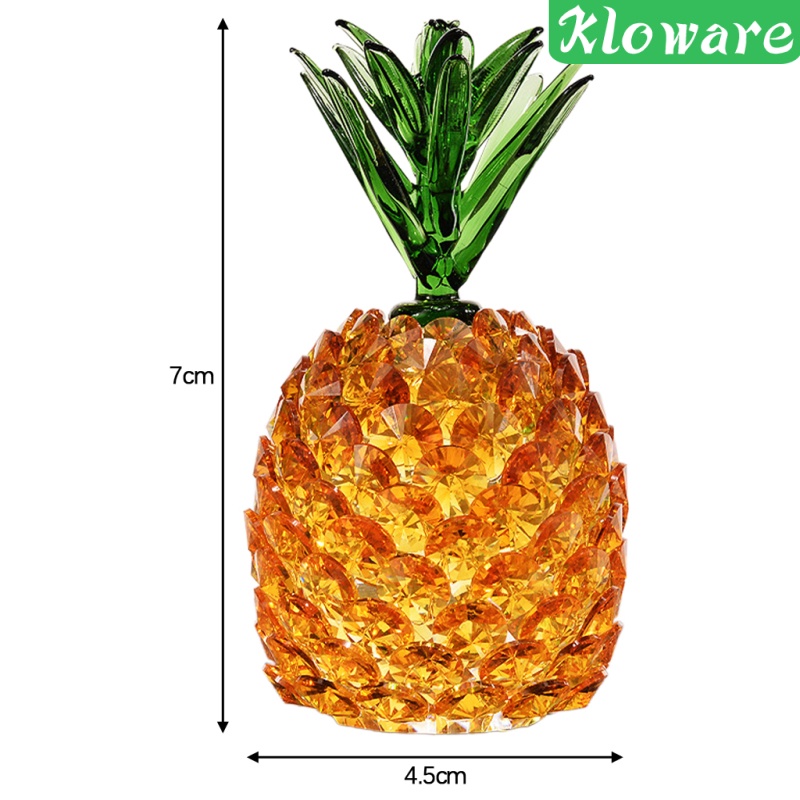 Đồ trang trí Quả Dứa Pha Lê Trang Trí Phòng Khách / Phòng Ngủ Phong Cách Bắc Âu