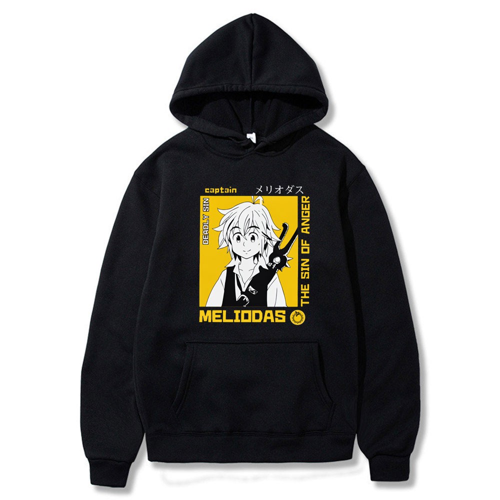 Mẫu áo Hoodie Manga Seven Deadly Sins dẹp giá siêu rẻ