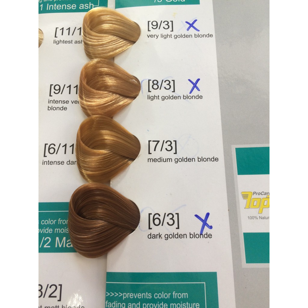 Thuốc nhuộm Topty Thái Lan ( Có ảnh thật bảng màu) | BigBuy360 - bigbuy360.vn