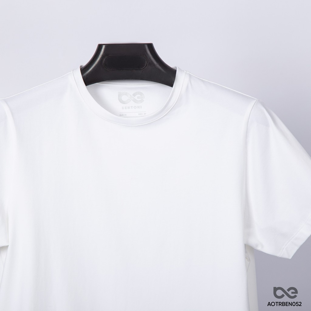 Áo phông nam Bentoni - Basic Tee AOTRBEN052 (Trắng) | BigBuy360 - bigbuy360.vn
