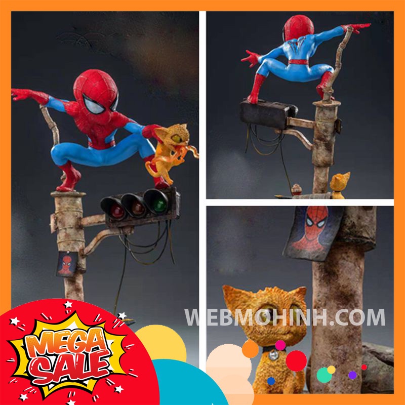 Mô Hình Người Nhện The Amazing Spider-Man - Diorama Sa Bàn Người Nhện