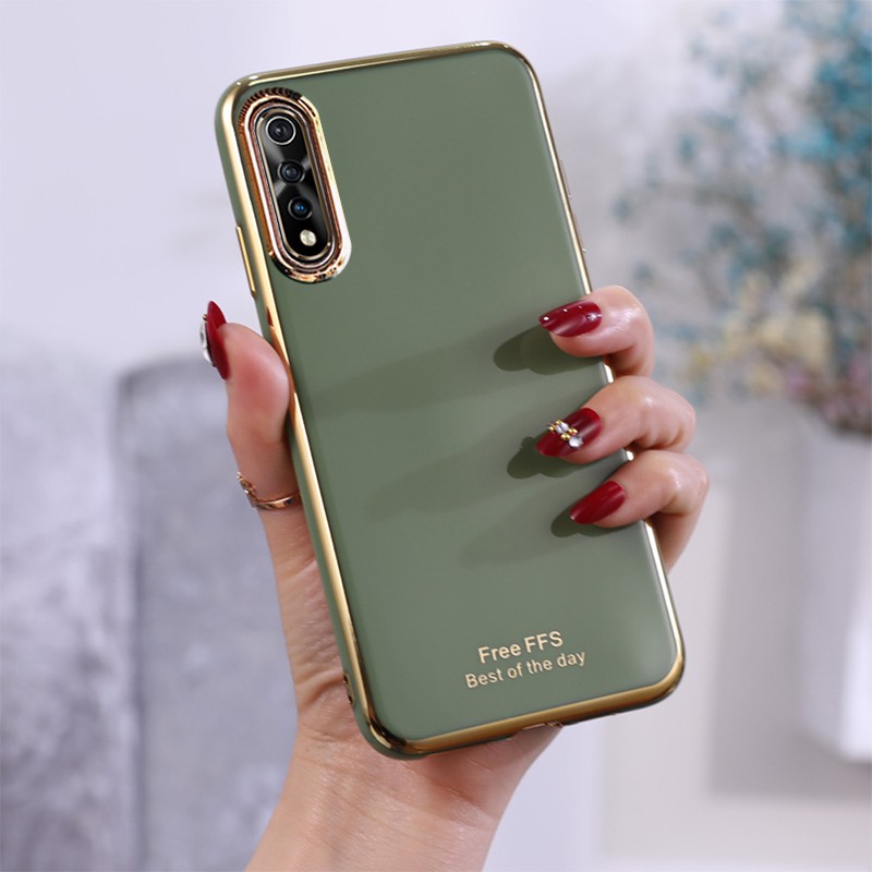 Ốp điện thoại viền mạ vàng in chữ Best Day đơn giản cho OPPO A91 A31 A9 A5 2020 A7 A5S A3S A83 A57 A39 REALME X X2 XT | BigBuy360 - bigbuy360.vn