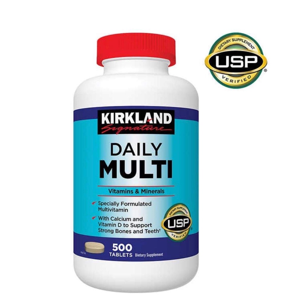 Viên uống bổ sung Vitamin tổng hợp Kirkland Signature Daily Multi 500 viên