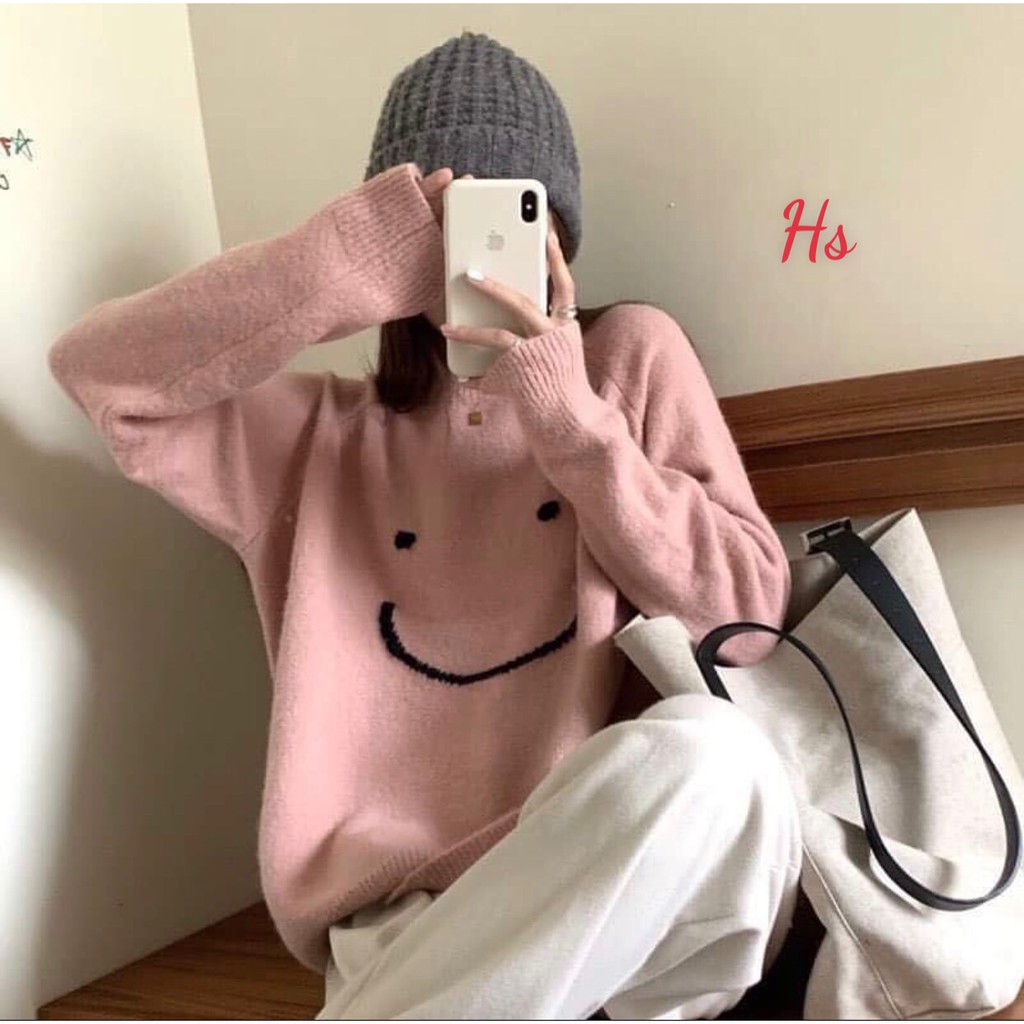 Áo nỉ sweater đẹp hàng quốc form nữ rộng giá rẻ cute ấm áp G077 | BigBuy360 - bigbuy360.vn