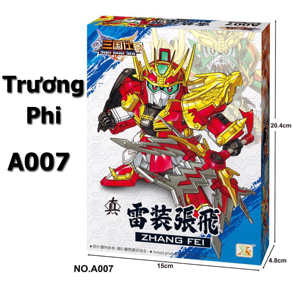 [Gundam] Đồ chơi lắp ghép Trương Phi A007 - SD BB Tam Quốc