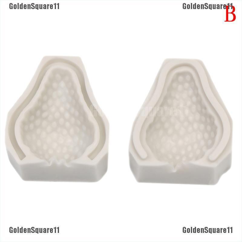 Khuôn Silicone Tạo Hình Trái Dâu Trang Trí Bánh Kem