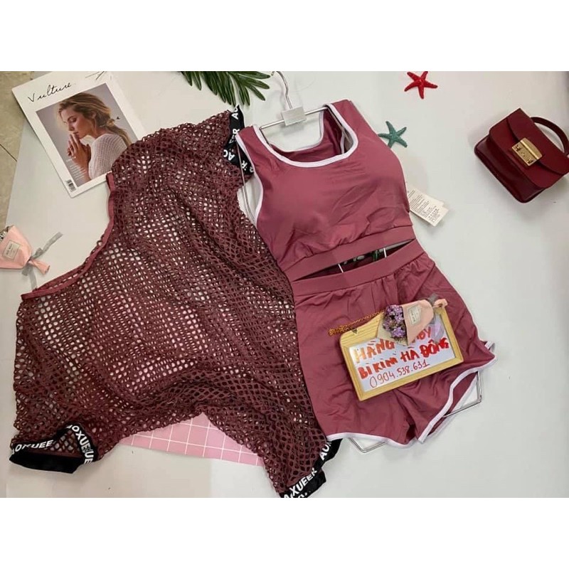 Bikini big size / béo / plus size cho người từ 70-90kg hàng có sẵn lưới big