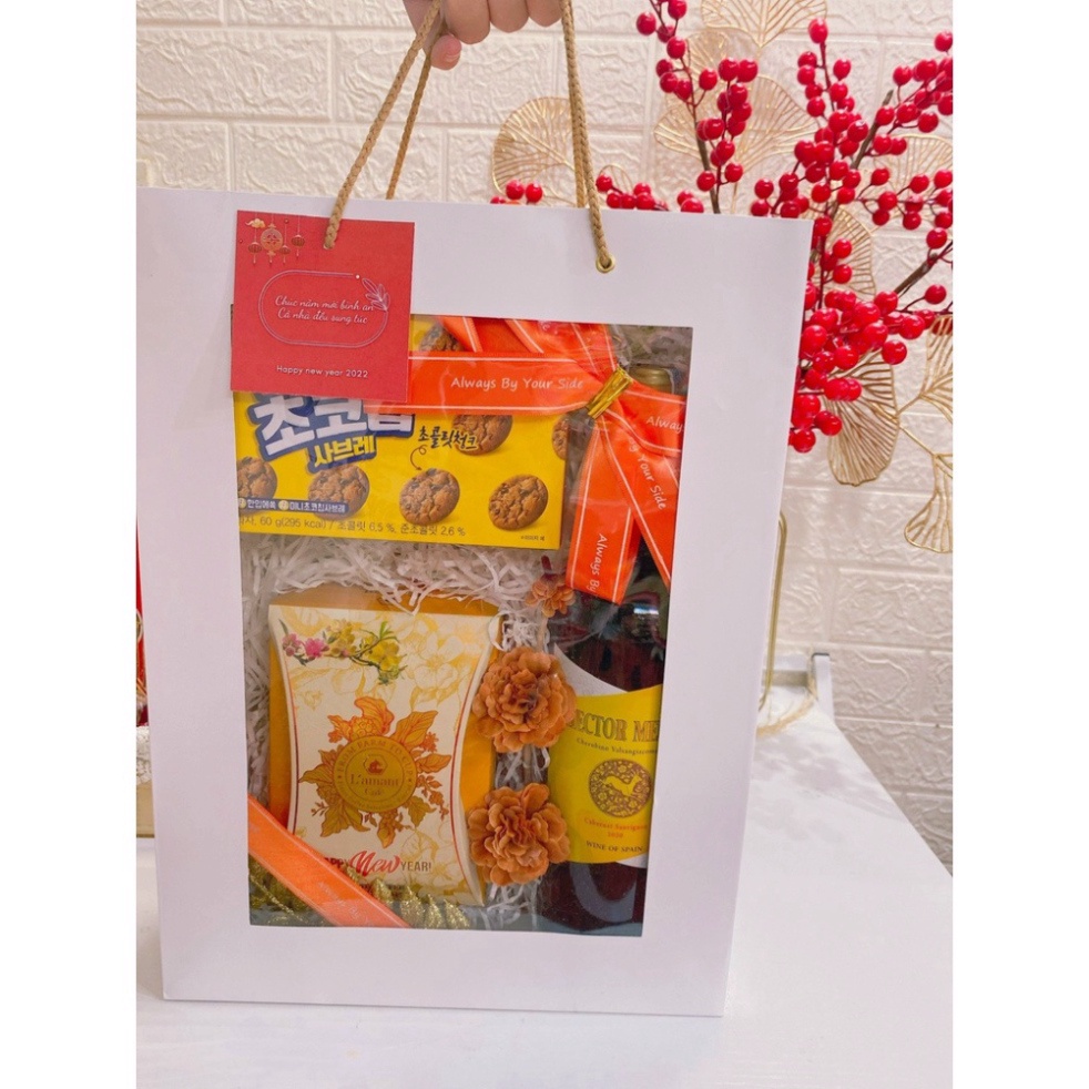 Túi giấy ivory đựng set quà tặng cao cấp