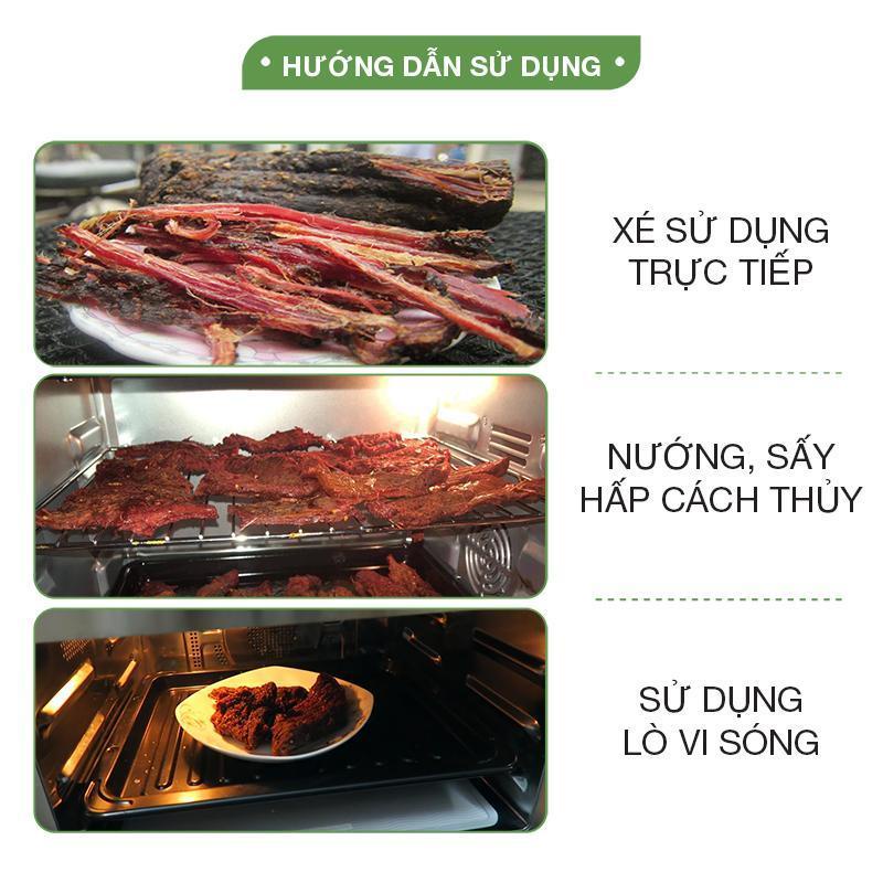 Thịt trâu gác bếp Huyền Huho Food chuẩn vị Tây Bắc gói 500g DA02