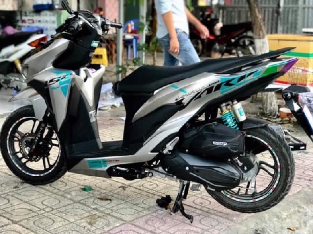 Tem rời Vario crom xanh ngọc -1