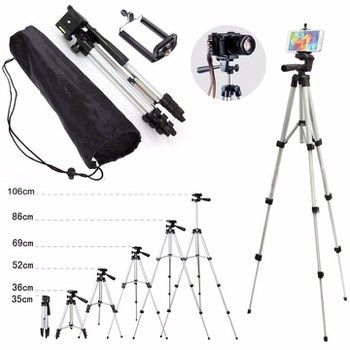 [RẺ VÔ ĐỊCH] Gậy 3 Chân Tripod 3310 Loại Xịn, chân nhôm chắc chắn, điều chỉnh, full hộp giấy, túi vải