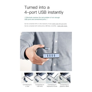 Bộ chia HUB Baseus Type C To USB 3 Hub
