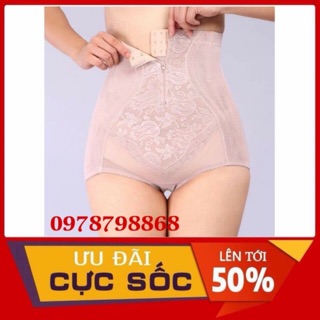 (Ảnh thật video )Quần gen định hình kéo khóa tạo dáng eo thon cao cấp