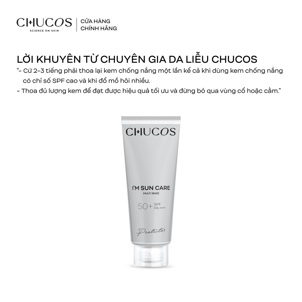 Kem Chống Nắng Bảo Vệ Da Và Nuôi Dưỡng Làn Da Chucos I’m Sun Care Multi Base 10ml