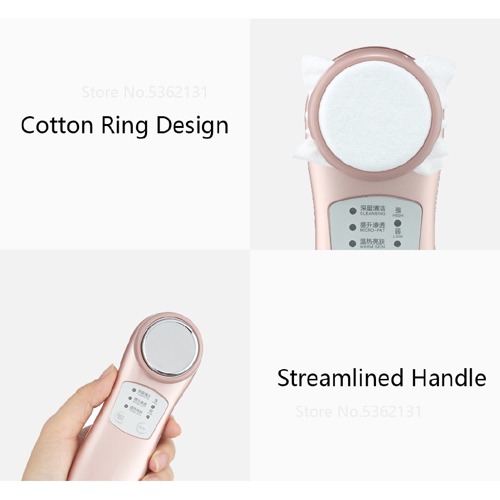 Xiaomi Wellskins Ion làm sạch Dụng cụ làm đẹp Dụng cụ làm đẹp da mặt bằng sóng siêu âm Chuyên nghiệp Thiết bị chăm sóc ion Dụng cụ làm đẹp