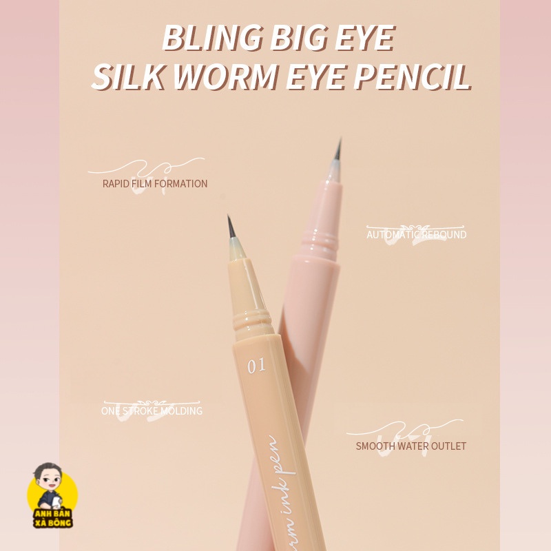 Bút Kẻ Bọng Mắt HOLD LIVE Bling Big Eye Silkworm Eye Pencil HL537