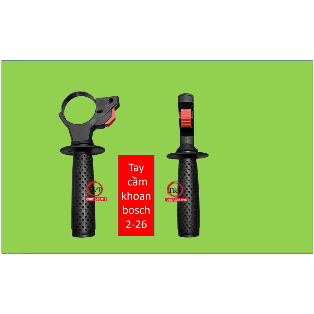 tay cầm máy khoan bê tông bosch 2-26, tay trước khoan bot