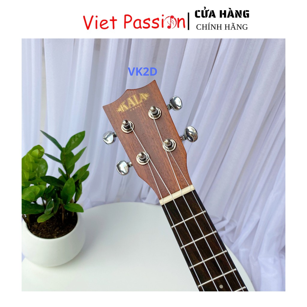 Đàn ukulele concert VK2D Viet Passion 23 inch gỗ mộc trơn khóa đúc cho bạn mới bắt đầu tập chơi