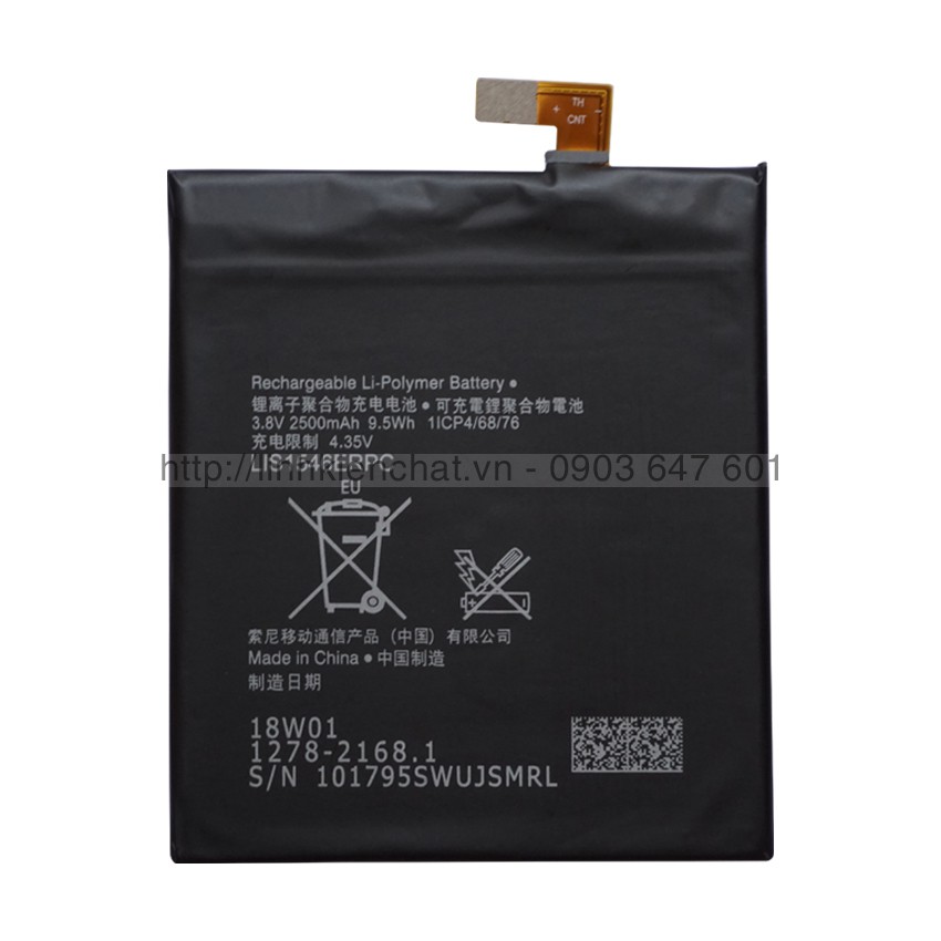 Pin Sony Xperia C3 Dual D2502 D2533 2500mAh Zin - Hàng nhập Khẩu