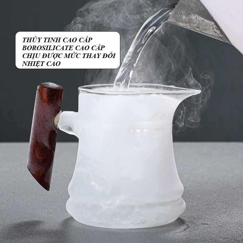 Tống chuyên trà bằng thủy tinh chịu nhiệt Borosilicate cao cấp kèm lọc