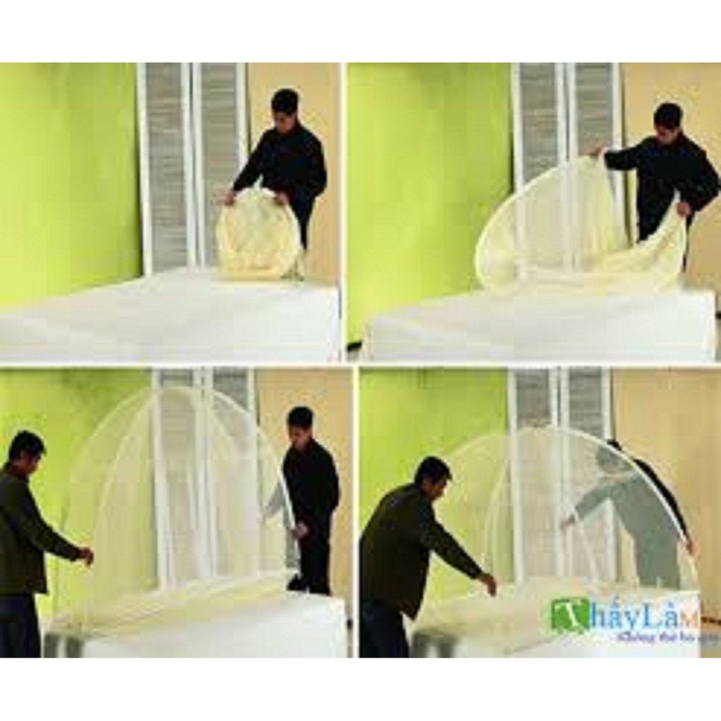 MÀN TỰ BUNG KÍCH THƯỚC 2M X 2M2 ( LOẠI CÓ ĐÁY )