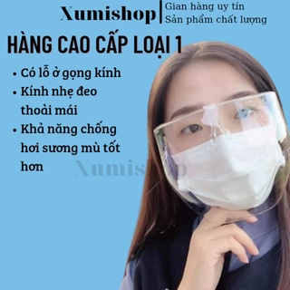 Kính chắn giọt bắn che hết mặt FACE SHIELD chống giọt bắn tiện dụng