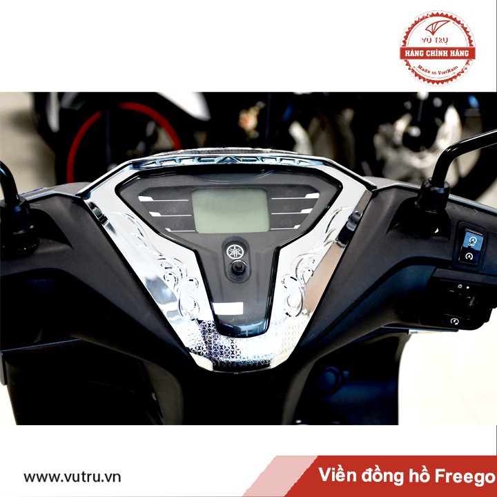 [BAO ĐỔI TRẢ] ỐP VIỀN ĐỒNG HỒ XE FREEGO CARBON, MẠ CROM - CHÍNH HÃNG UNIVERSE