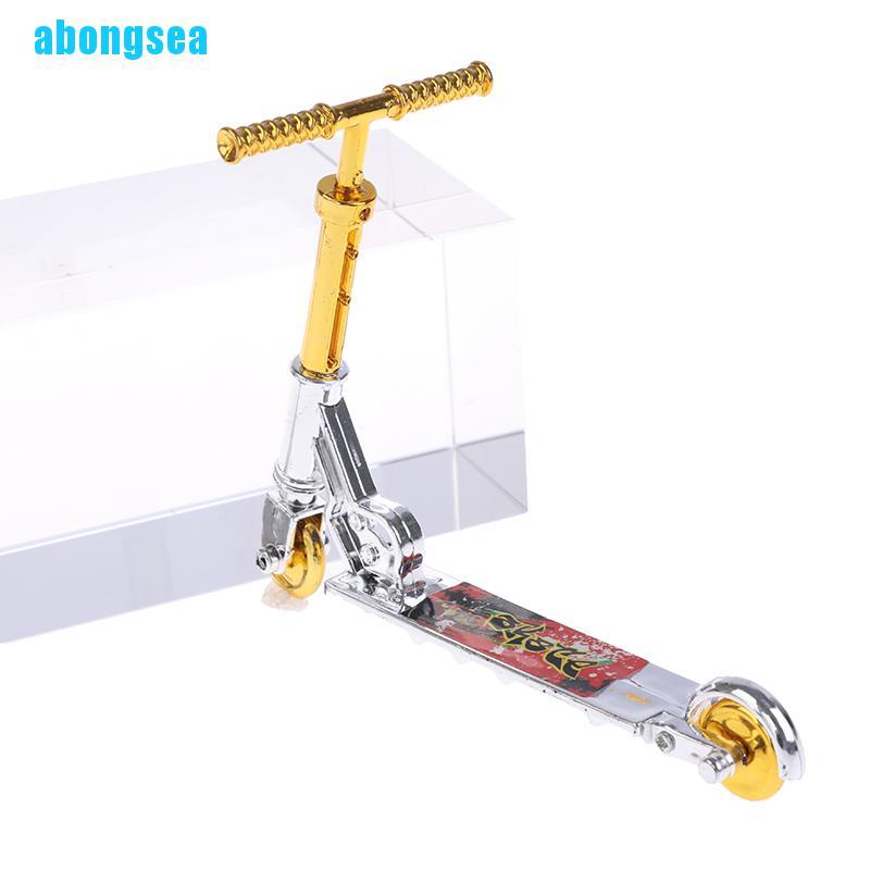 Abongsea Mini Scooter Child Educational Toy Finger Scooter Bike Fingerboard Skateboard