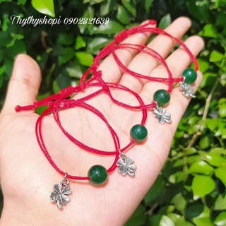 Vòng handmade xanh cỏ 4 lá - Siêu xinh [ Rẻ vô địch - Thái Lan]