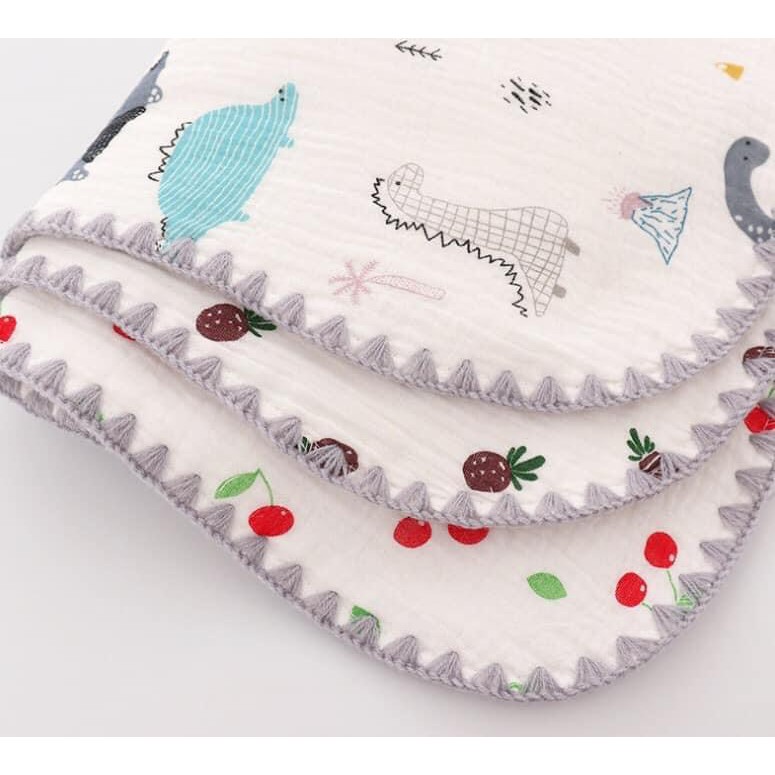 Gối xô sợi tre muslin tree cao cấp thấm mồ hôi mềm mịn cho bé sơ sinh
