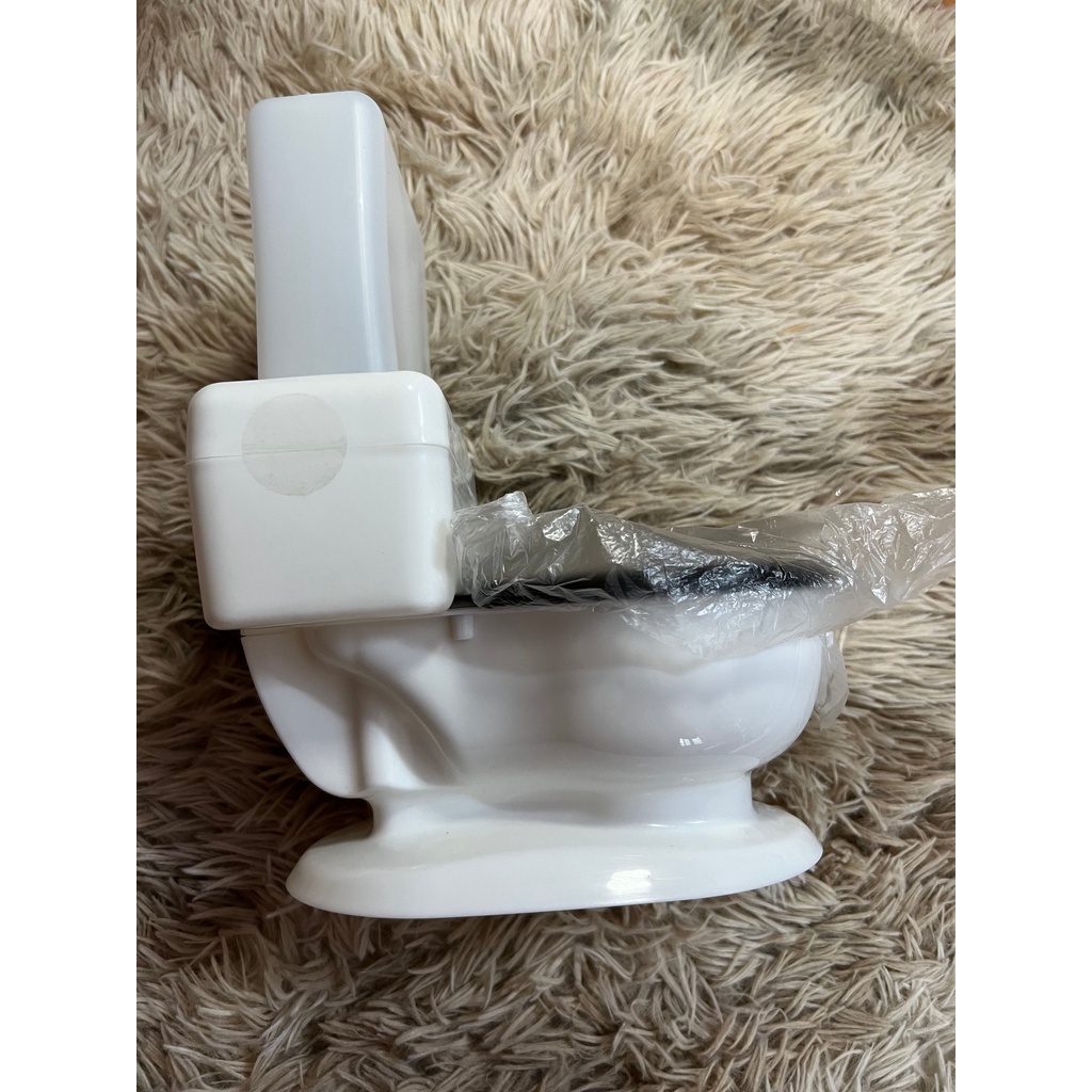 (HÀNG CÓ SẴN) Dụng Cụ Uống Nước Tự Động Cho Mèo Hình Bồn Cầu Độc Đáo Không Cần Cắm Điện