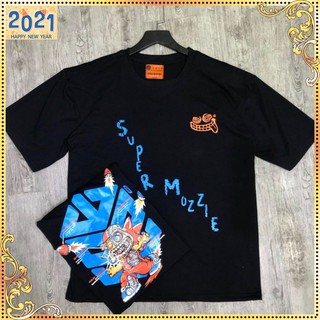 ÁO THUN TAY LỠ FORM UNISEX (NAM NỮ) TÊN SWE SUPERME ZOMZZIE - Chất thun cotton 100%  ( có video review sản phẩm )