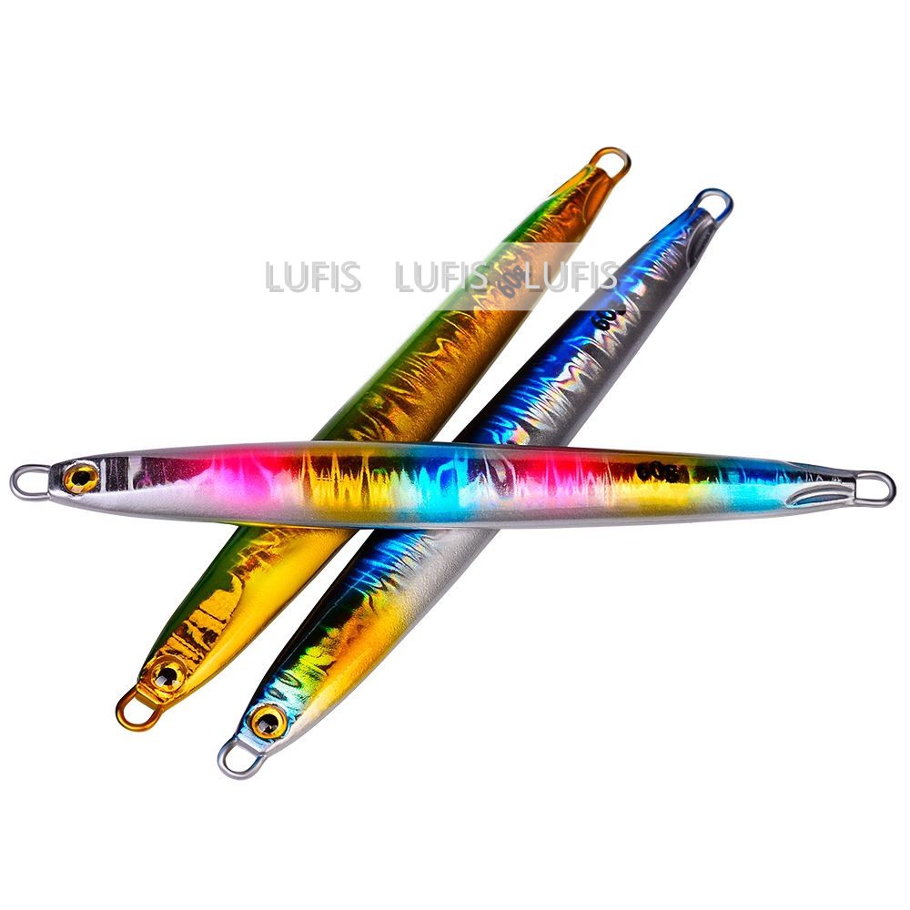 jigging Mồi Câu Cá Giả 10g - 60g Có 10 Màu Fishing lure