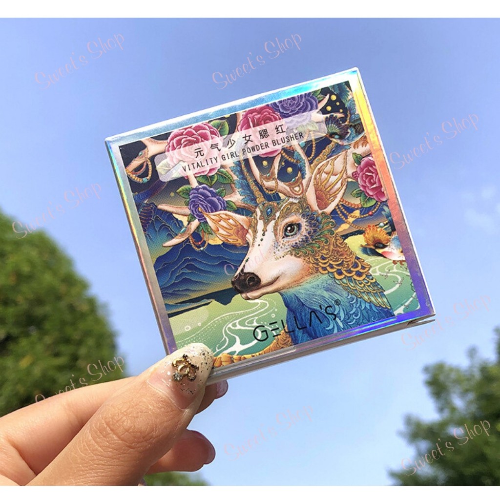 Phấn Má Hồng ♥️ Phấn Má Hồng Gella's Vitality Girl Powder Blush Vỏ Hươu | BigBuy360 - bigbuy360.vn