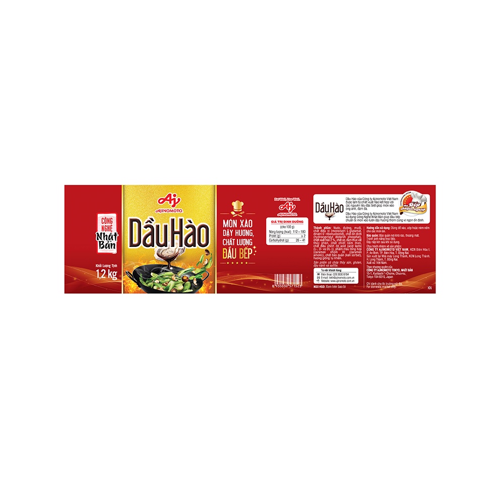 Dầu Hào Ajinomoto 1.2kg/chai