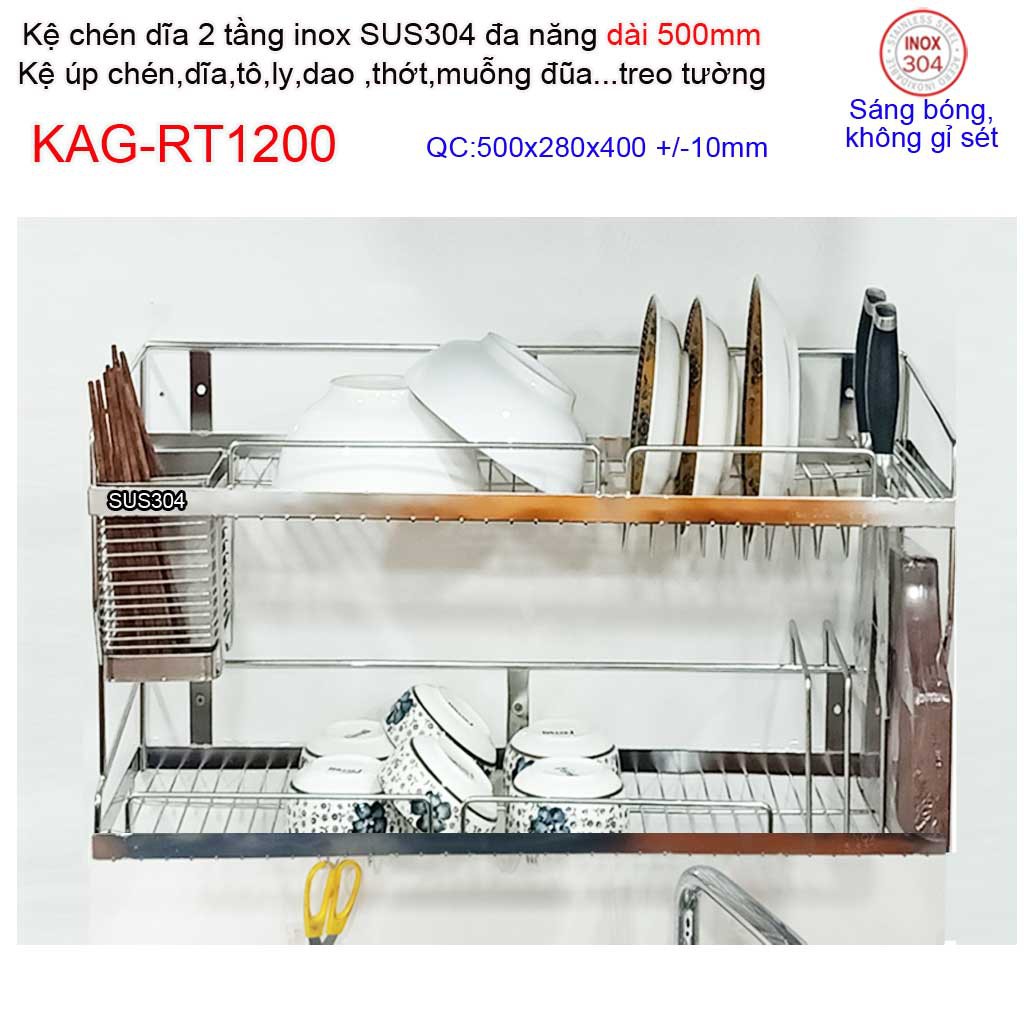 KỆ ĐỰNG CHÉN BÁT 2 TẦNG KAG-RT1200