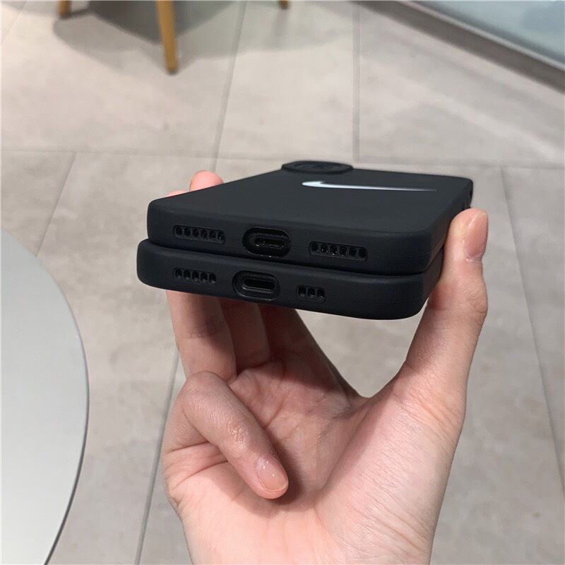Ốp lưng iphone Pro Camera Thương Hiệu Nike Đen