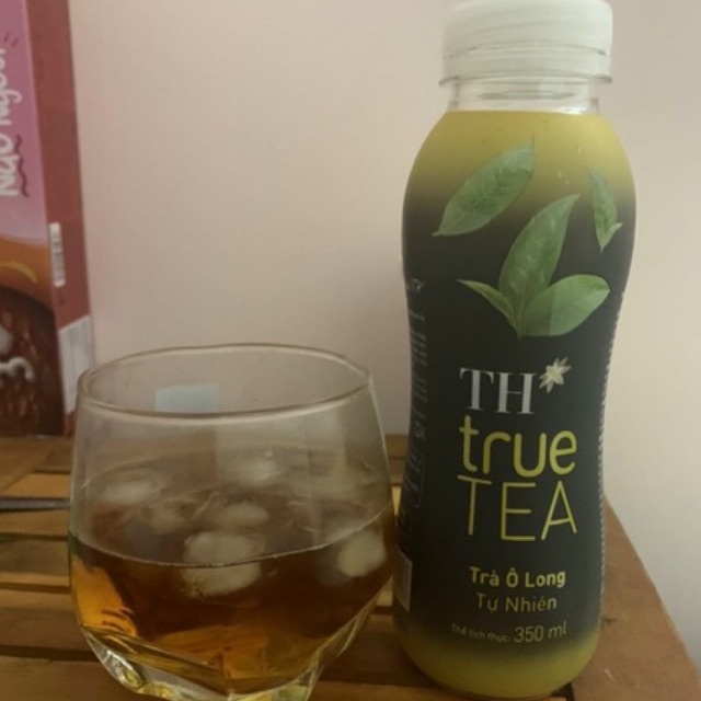 Thùng 24 chai TH true TEA Trà Ô Long tự nhiên chai 350ml