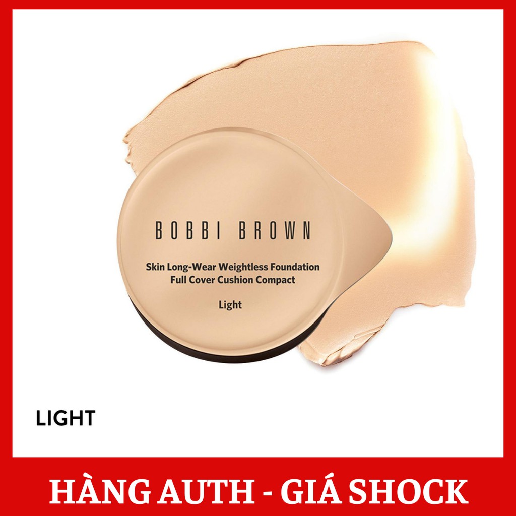 Cushion Bobbi Brown Skin Longwear Weightless Foundation SPF 50 PA 13g-Màu light, medium | BigBuy360 - bigbuy360.vn