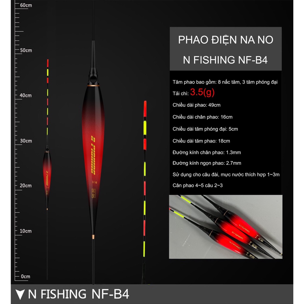 Phao câu đài, săn hàng - Phao chép NF Không đổi màu