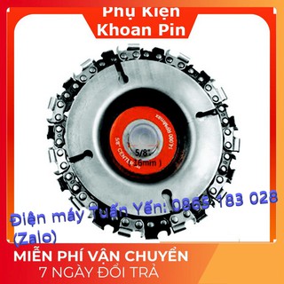 Lưỡi cưa xích gắn máy mài đường kính 10mm