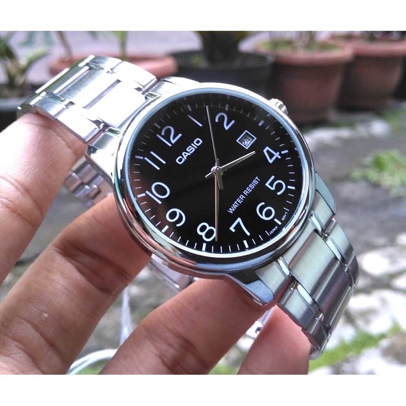 Đồng hồ nam dây kim loại Casio Anh Khuê MTP-V002D-1BUDF