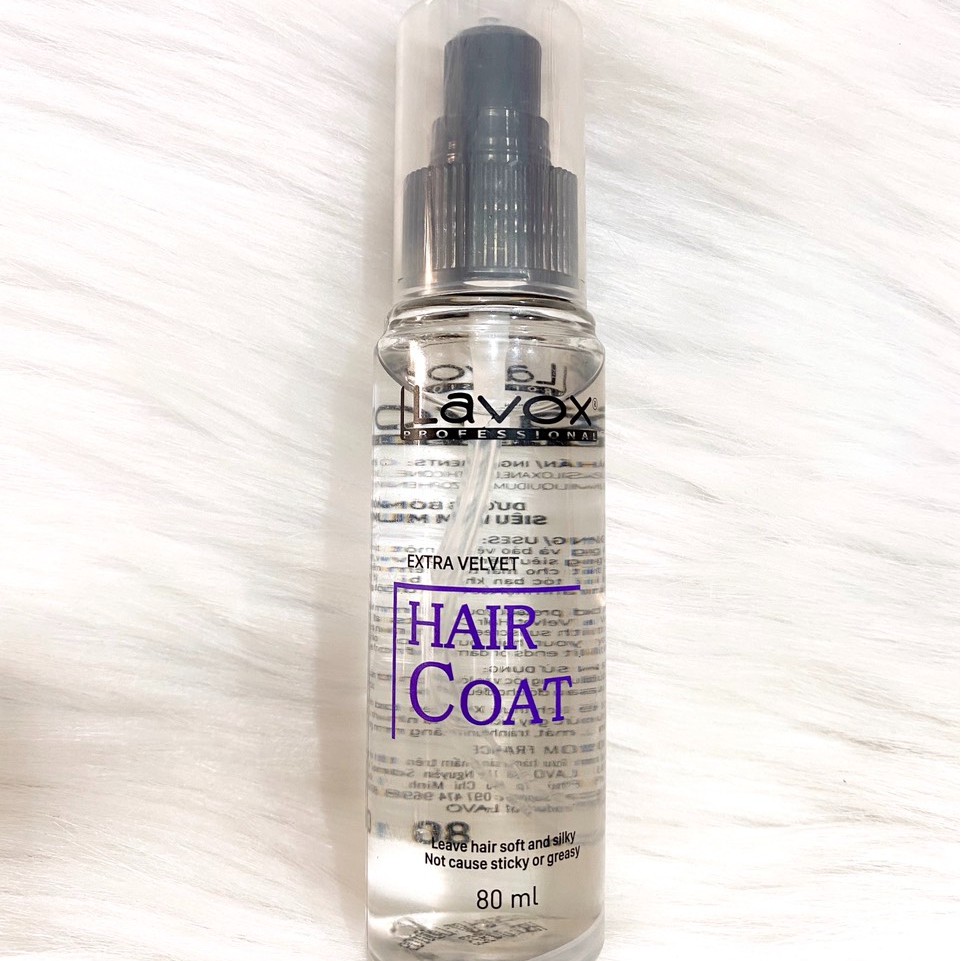 DẦU BÓNG DƯỠNG TÓC LAVOX HAIR COAT 80ML (MÀU TRẮNG)