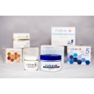Kem chống nắng, dưỡng trắng da 7 trong 1 được chiết xuất từ nhân sâm, lá dâu tằm Robeca Whitening 8g